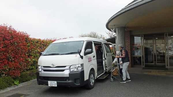 桜ドライブへ出発！