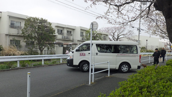 桜ドライブへ出発！