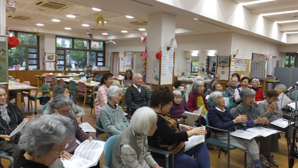 デイサービス玉川学園の音和コーラス　