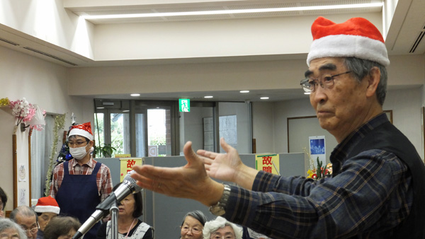 クリスマスイブに菅生先生と歌う